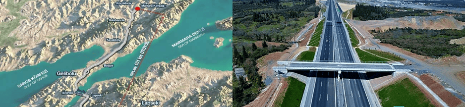ÇANAKKALE OTOYOLU projesi
